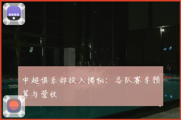 中超俱乐部投入揭秘：各队赛季预算与营收