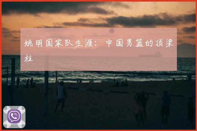 姚明国家队生涯：中国男篮的顶梁柱