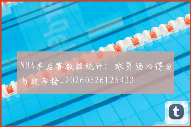 NBA季后赛数据统计:球员场均得分与效率榜_20260526125433